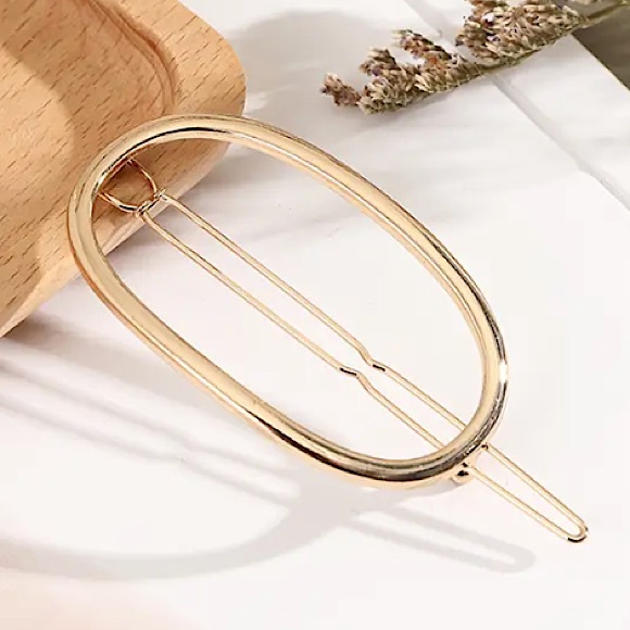 🔵𝟲𝟱%𝗢𝗙𝗙 𝗯𝘂𝗻𝗱𝗹𝗲𝘀 𝟯+🔵 NEW Large Oval Minimalist Barrette - Picture 3 of 9